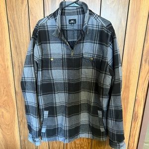 ONeill Men’s Thick Zipper Flannel